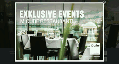 Desktop Screenshot of cube-restaurant.de